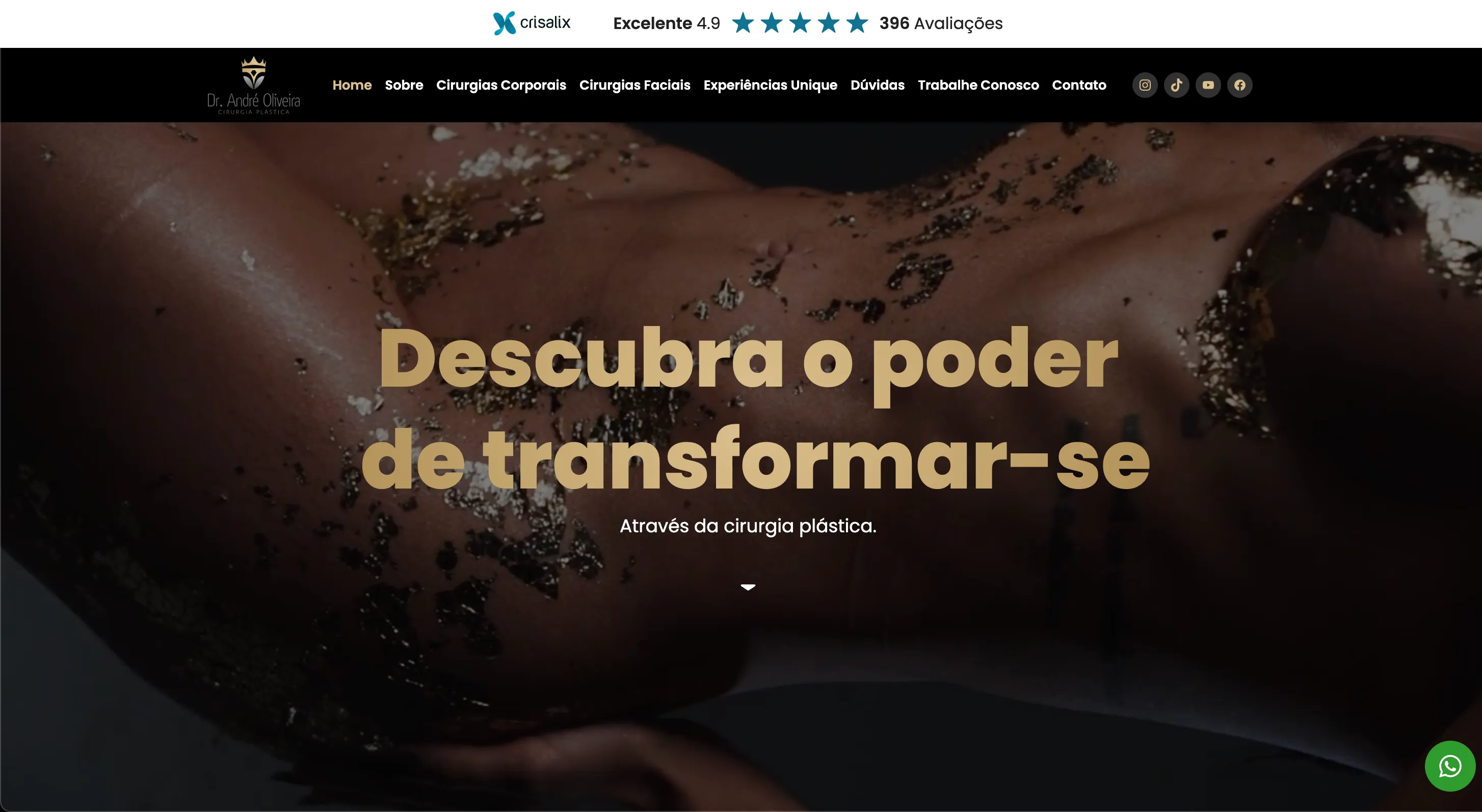 Tela do aplicativo de gestão com agenda e clientes